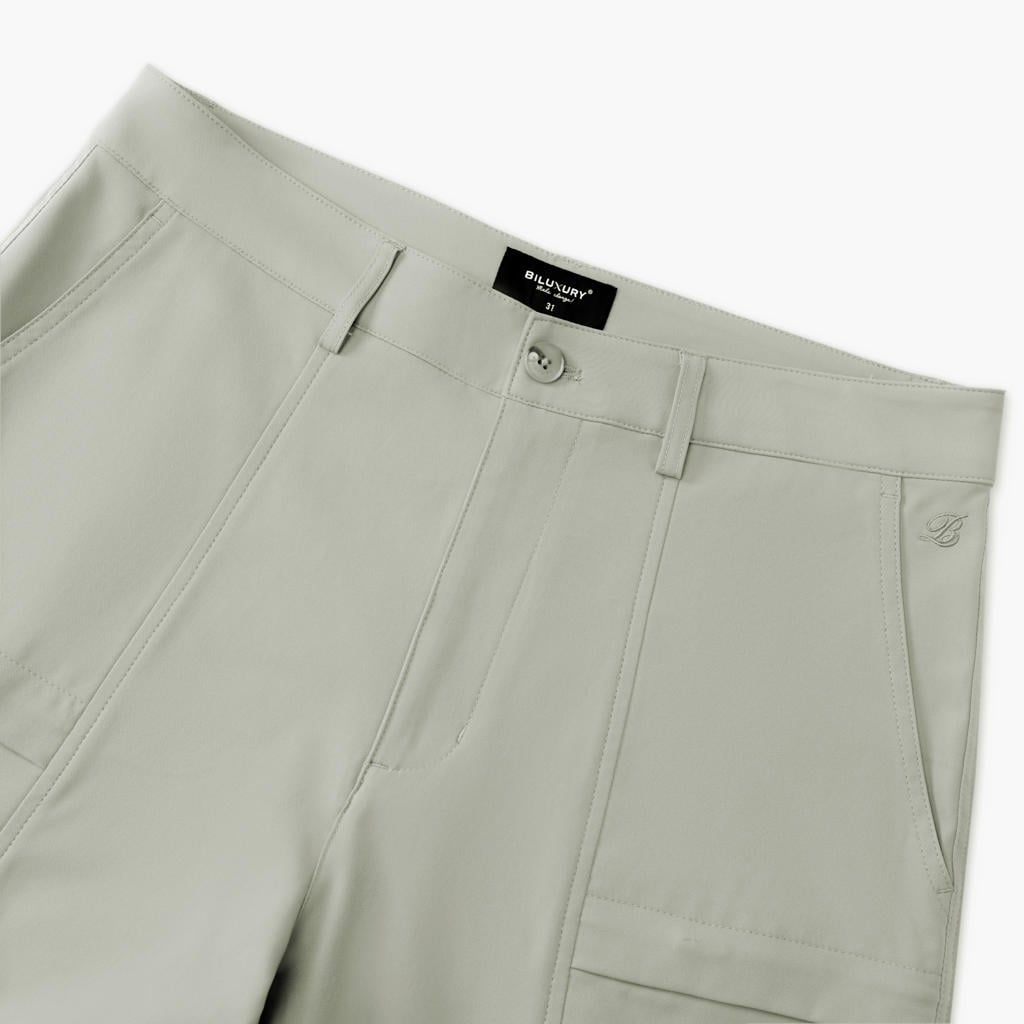  Quần Short Kaki Phom Dáng Hiện Đại 1QNKT605 