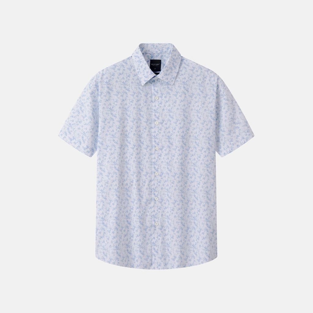  Áo Sơ Mi Cộc Tay Thiết Kế Hoạ Tiết Cao Cấp 1SMCH660TRK 