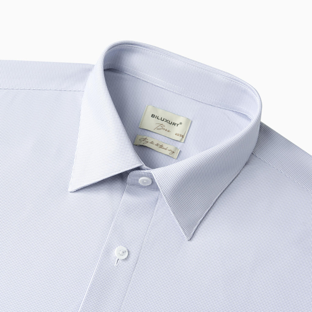  Áo Sơ Mi Ghi Sáng FOR BOSS Cao Cấp 1SMCT676GHS 