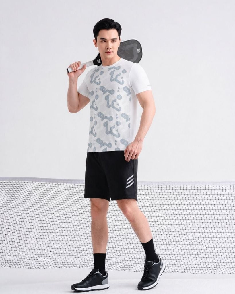  Áo Phông Thể Thao Thiết Kế Hoạ Tiết 1APKT615 