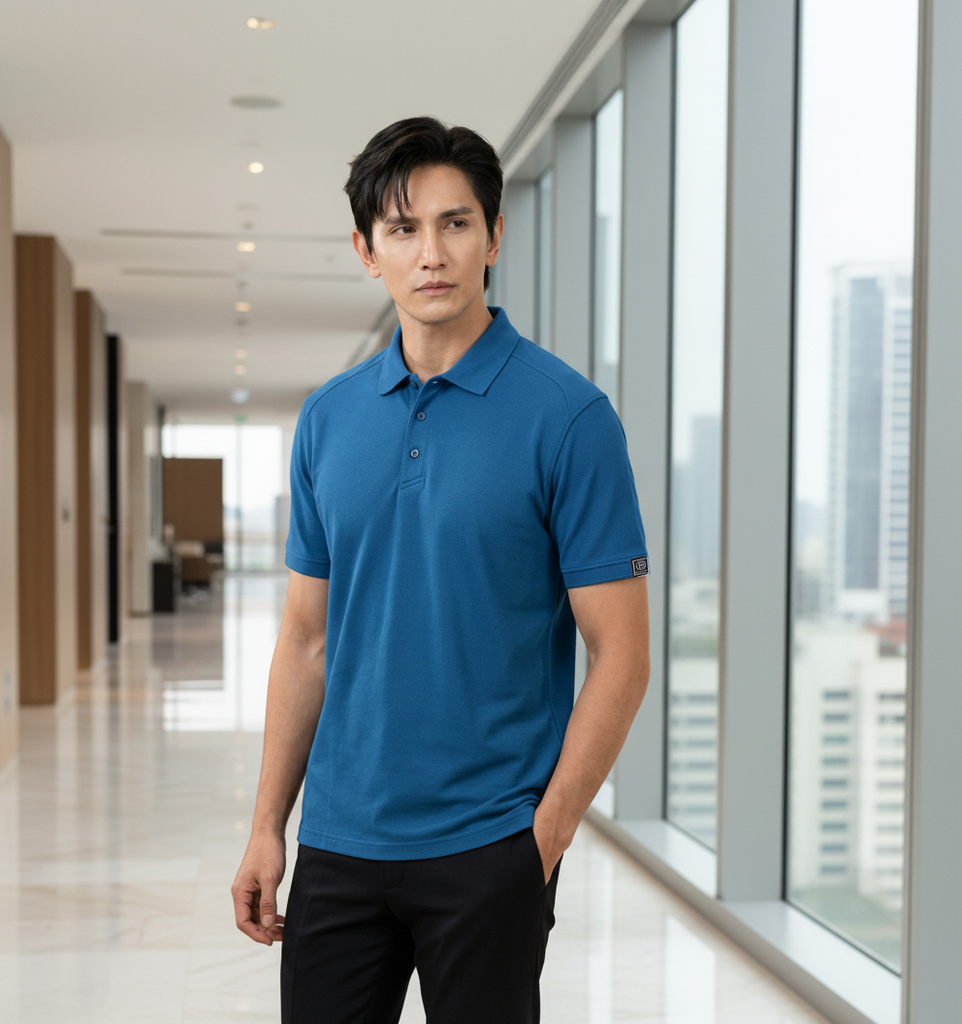  AirCool Polo “Polo siêu nhẹ – Mặc như không, mát như đá!” 8APCB428XCB 