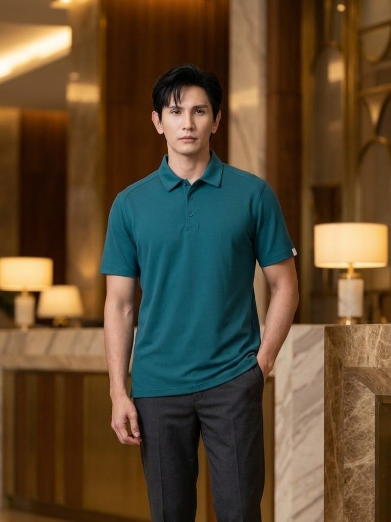  AirCool Polo “Polo siêu nhẹ – Mặc như không, mát như đá!” 8APCB428XCV 