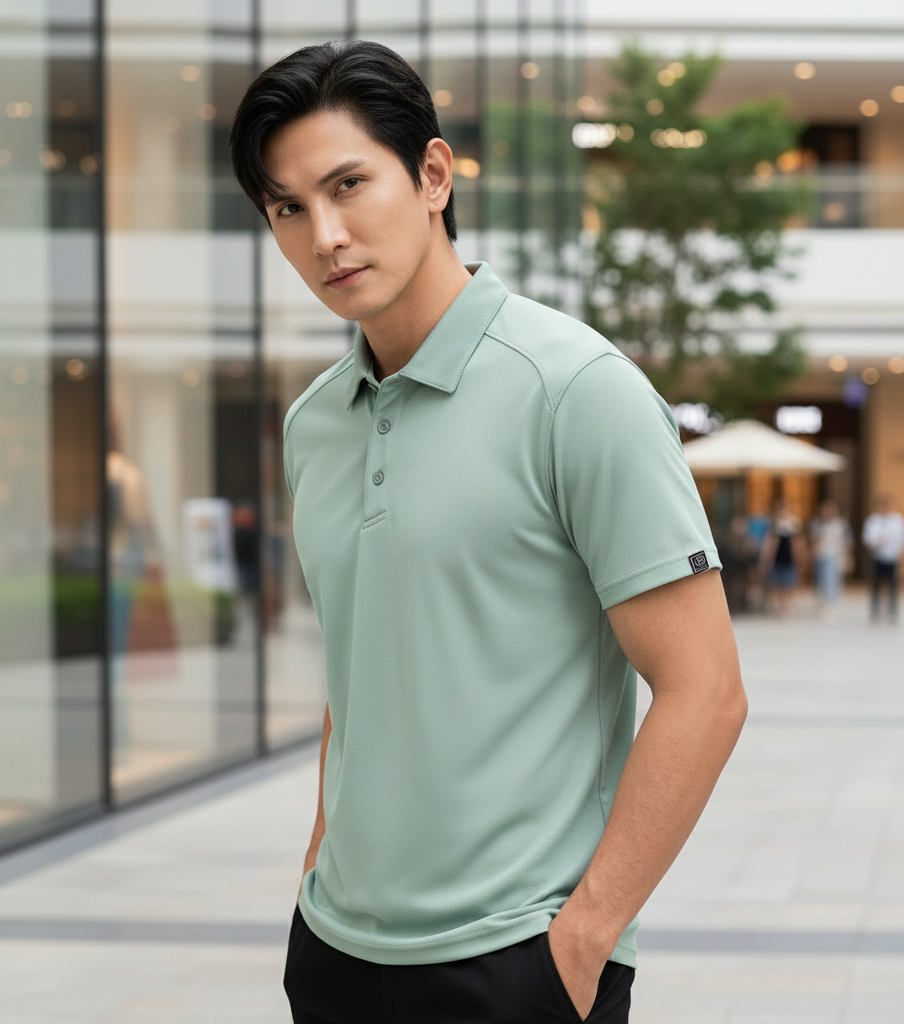  AirCool Polo “Polo siêu nhẹ – Mặc như không, mát như đá!” 8APCB428XLC 