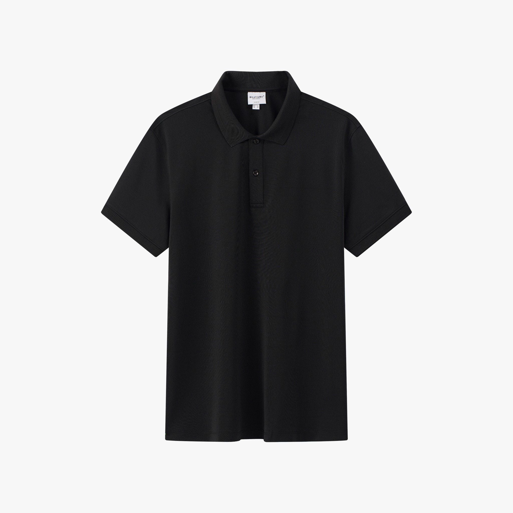  Áo Polo Đen Basic, Thân Thiện Với Làn Da, Kháng Khuẩn, Chống Nhăn, Bền Màu 8APCB436DEN 