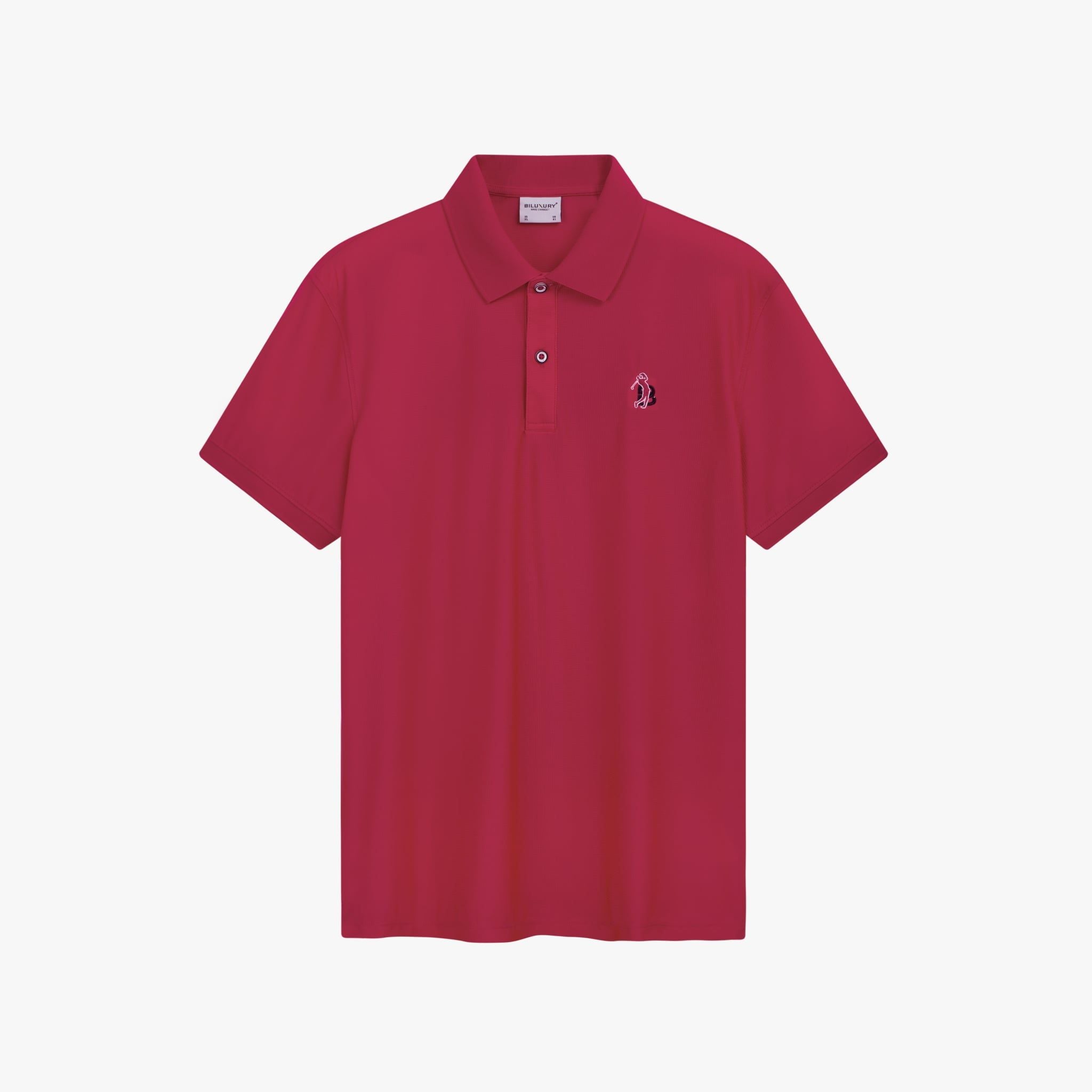  Áo Polo Đỏ Biluxury Golf Cao Cấp Thiết Kế Basic 9APCB914DOD 