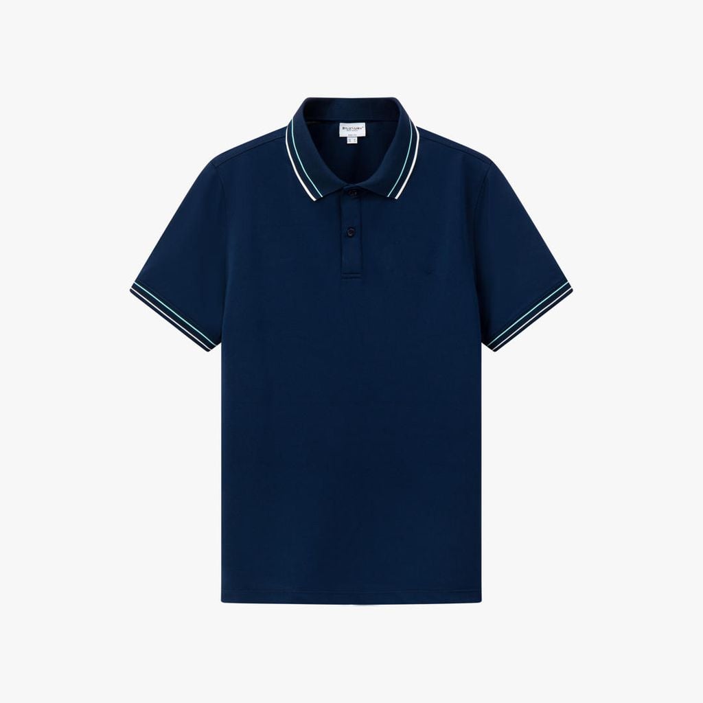  Áo Polo Tím Than Thiết Kế Basic, Thoáng Mát, Bền Màu 9APCT048TTT 
