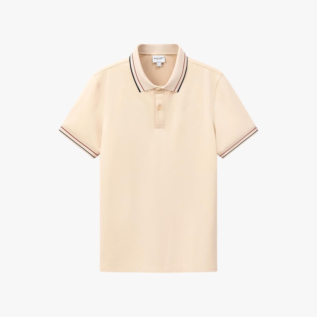  Áo Polo Màu Be Thiết Kế Basic, Thoáng Mát, Bền Màu 9APCT050BEI 