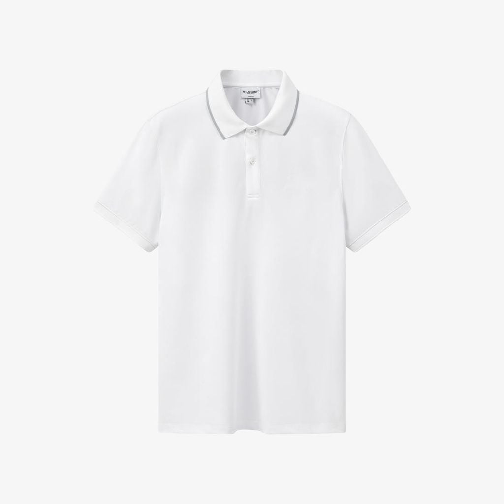  Áo Polo Trắng Thiết Kế Basic, Thoáng Mát, Bền Màu 9APCT054TRK 