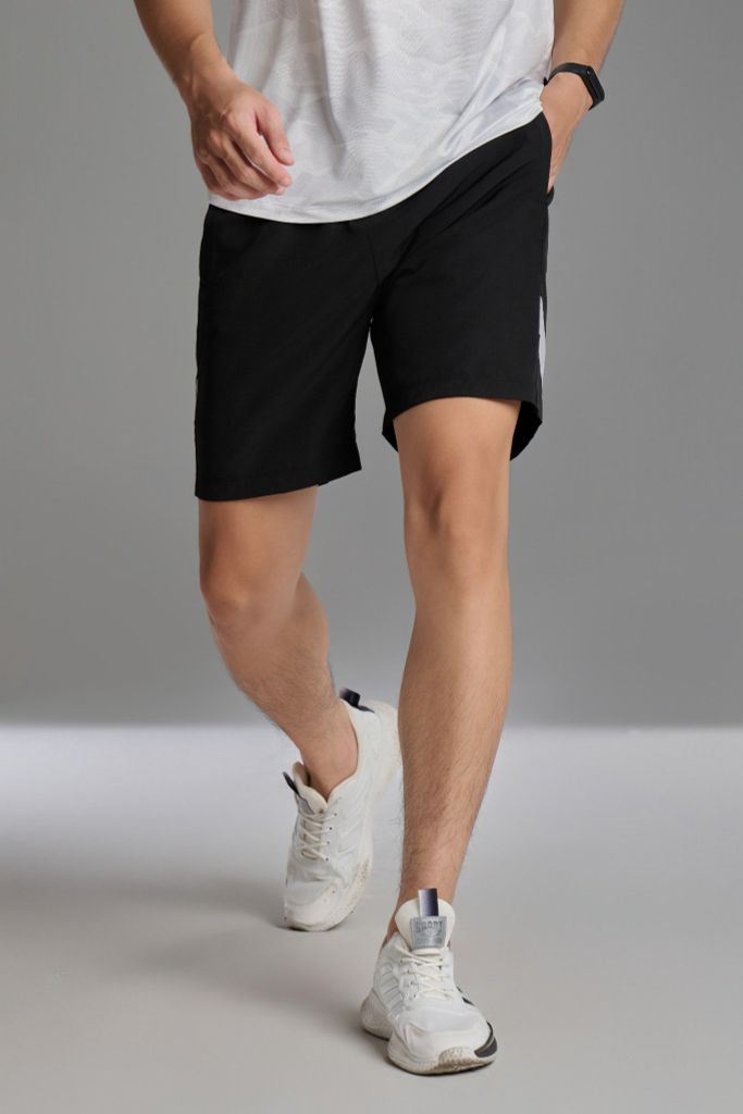  COMBO Thể Thao Áo Tshirt Trắng 9APKT543GHS Và Quần Đùi Gió 9QDGT529 