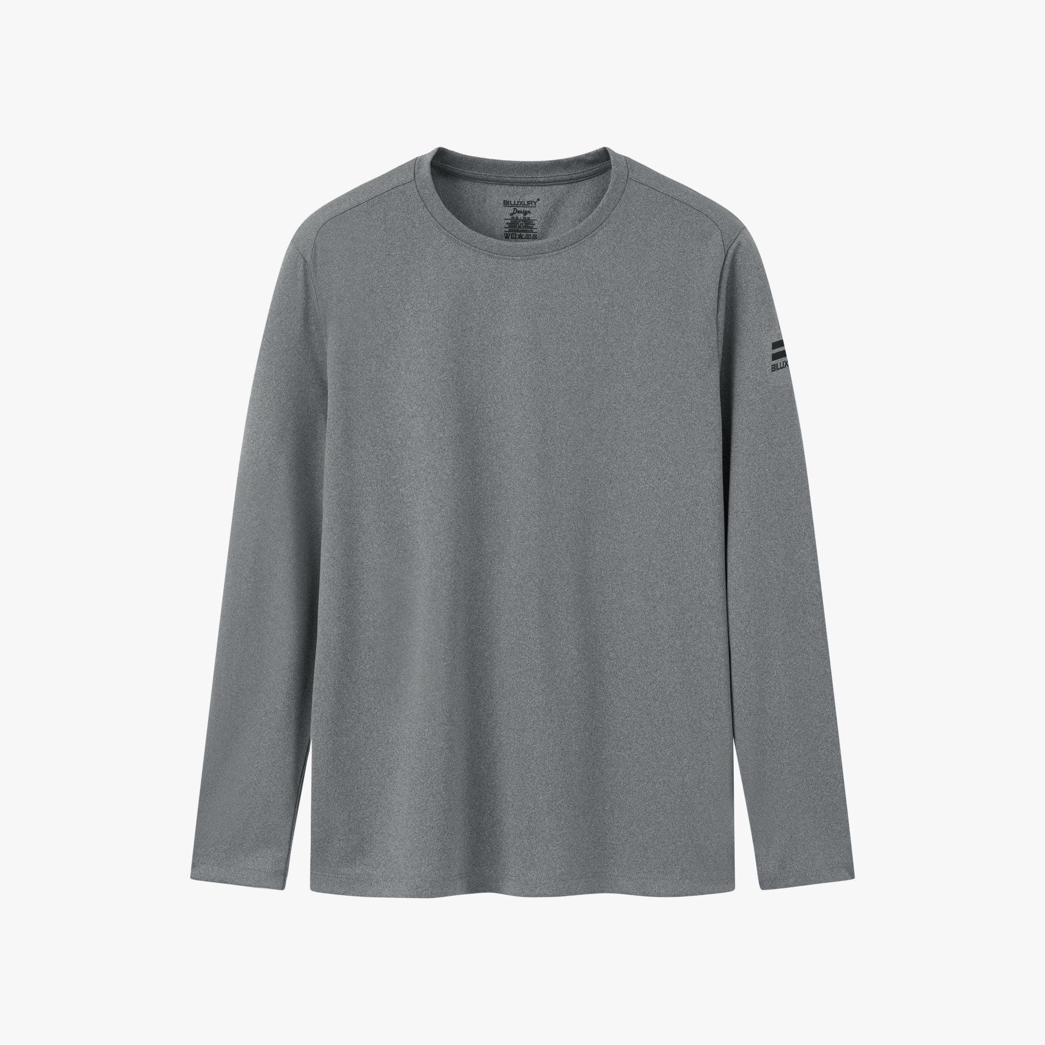  Áo Thun Giữ Nhiệt Ghi Sáng Thiết Kế Basic Bền Màu, Co Dãn 7ATOT301GHS 