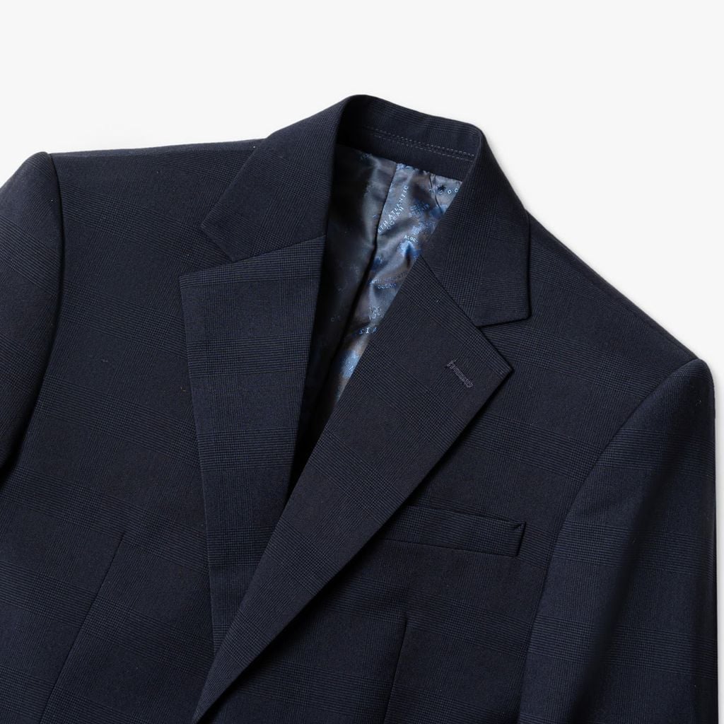  Áo Vest Tím Than Thiết kế Caro 9AVBC539TTT Và Quần Âu 9QAVC539TTT 