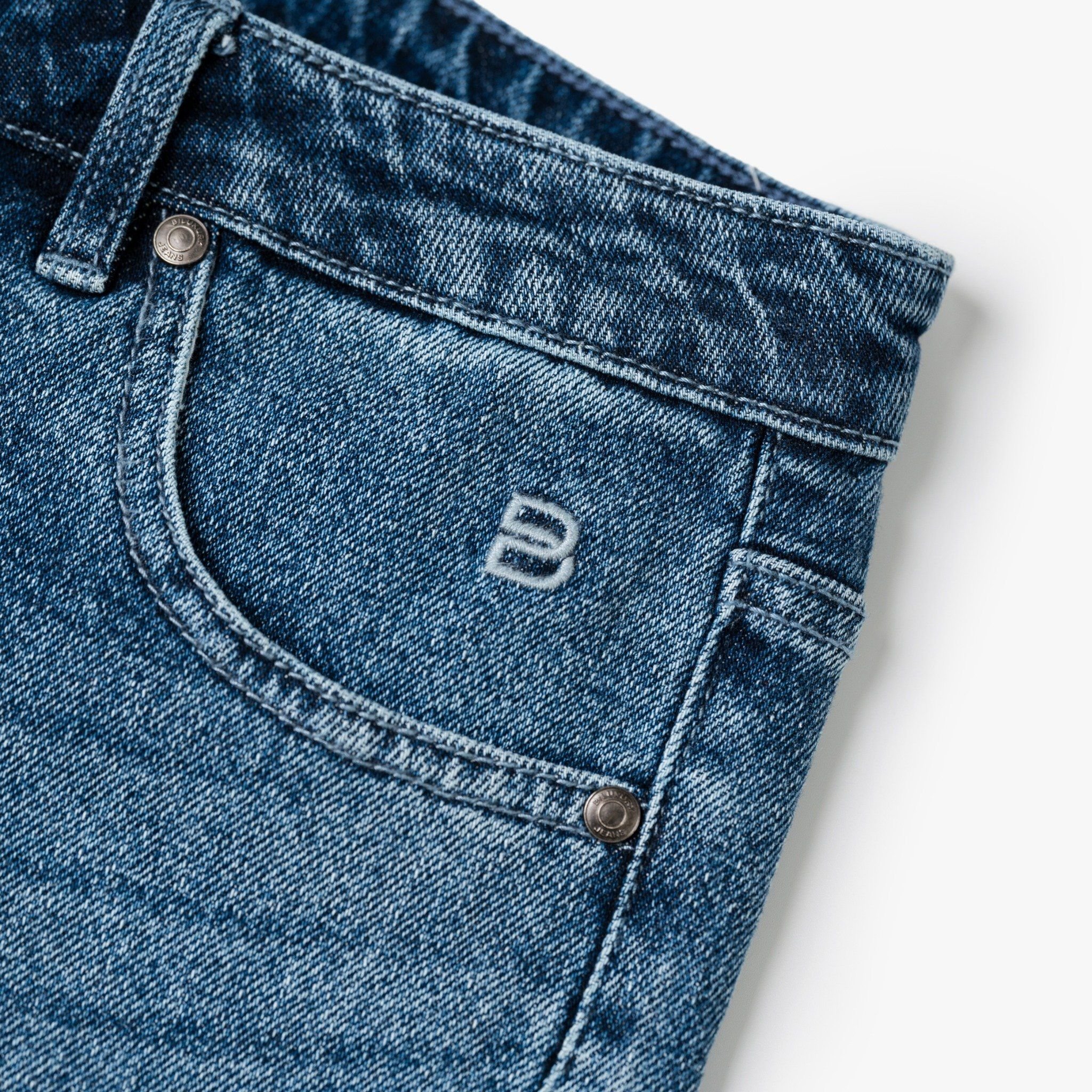  [SALE ĐỘC QUYỀN ONLINE] Quần Jeans Xanh Cao Cấp Bền Màu, Chống Nhăn, Co Giãn 9QBDB015XDM 