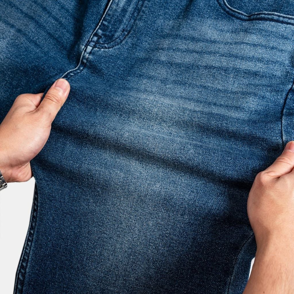  Quần Jeans Xanh Cao Cấp Bền Màu, Chống Xù, Giữ Form 9QBDB016XAD 