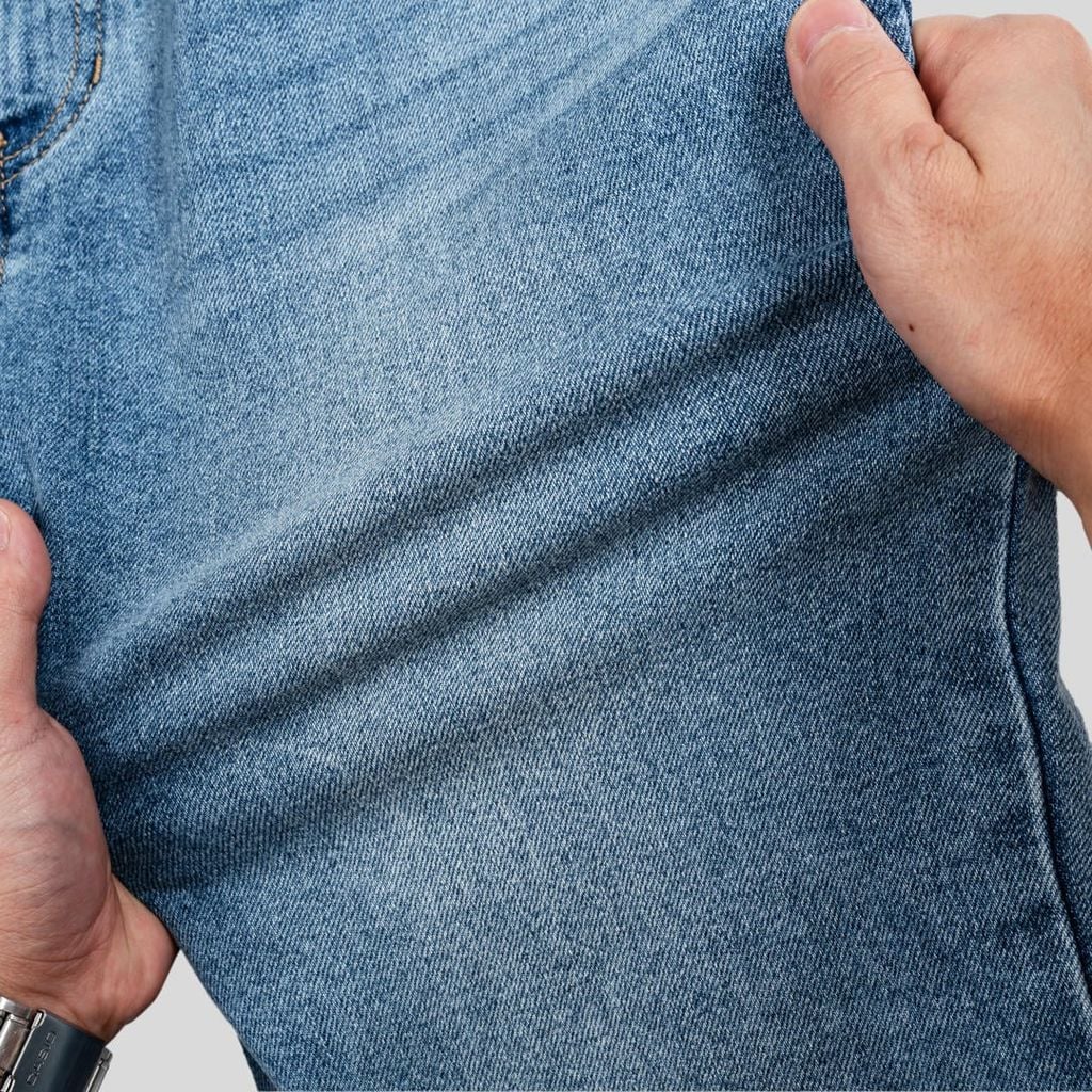  Quần Jeans Xanh Nhạt Cao Cấp Bền Màu, Chống Xù, Giữ Form 9QBDB021XNH 