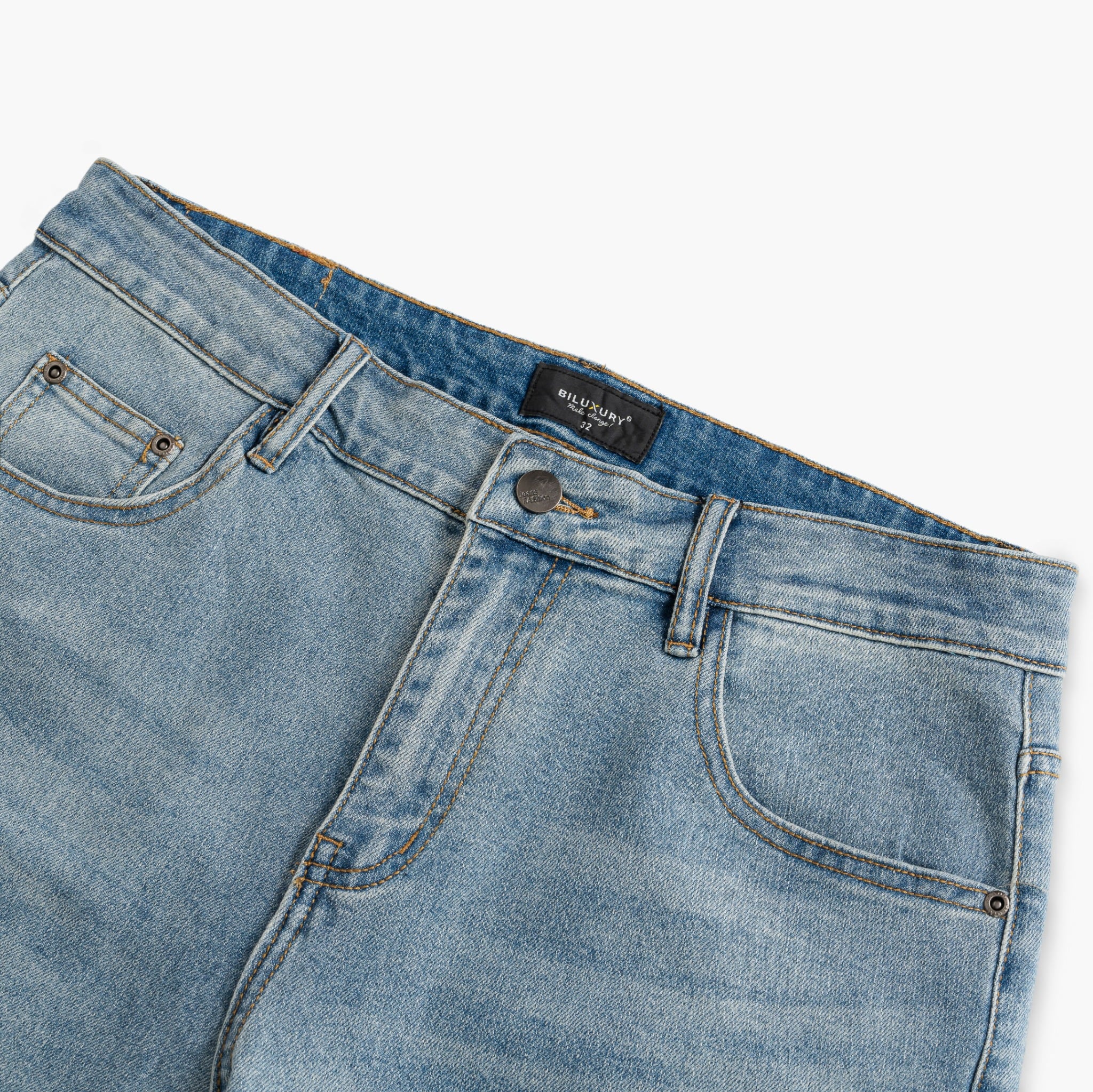  Quần Jeans Xanh Nhạt Cao Cấp Bền Màu, Chống Xù, Giữ Form 9QBDB026XNH 