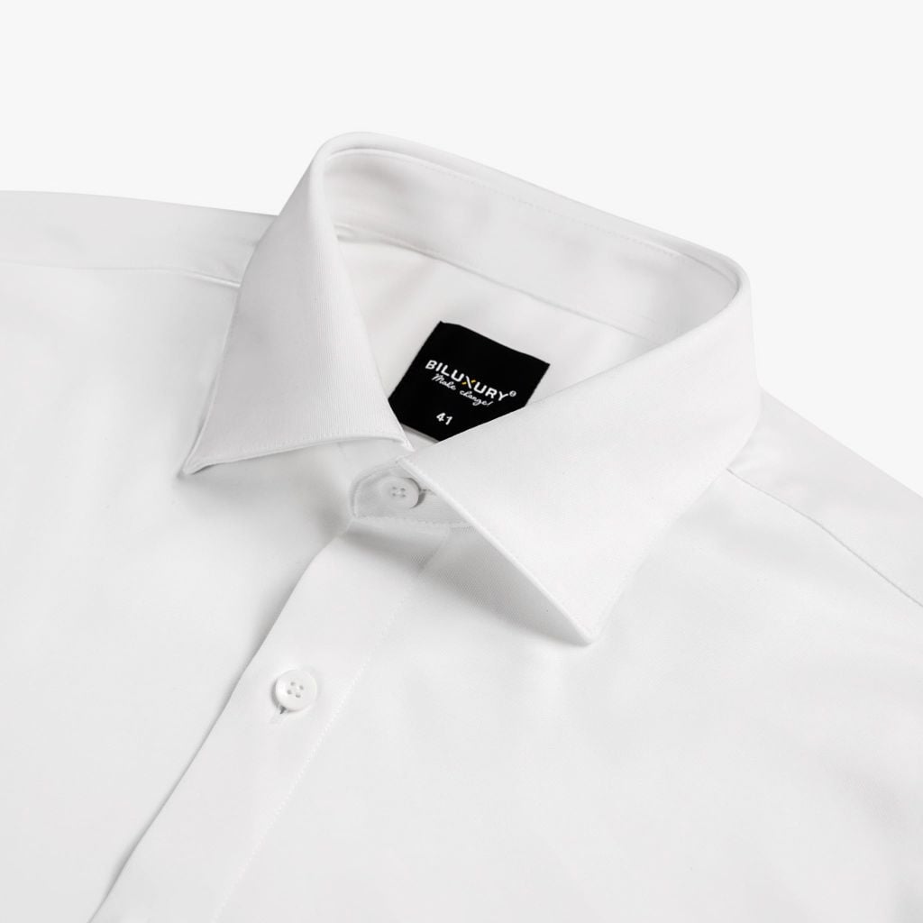  Áo Sơ Mi Dài Tay Trắng Thành Phần Sợi Tre Bamboo Cao Cấp 9SMDB500TRK 