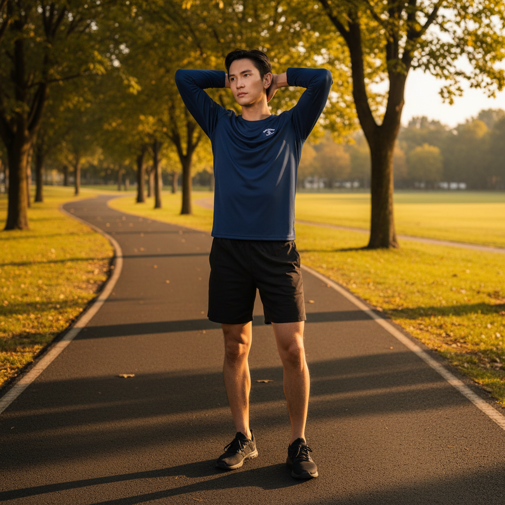  Áo Thun Giữ Nhiệt Tím Than Tối Bền Màu, Co Dãn 8ATOB401TTT 