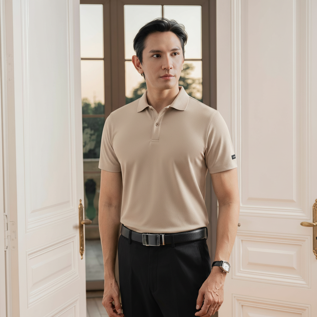  AirCool Polo “Polo siêu nhẹ – Mặc như không, mát như đá!” 8APCB428BEI 