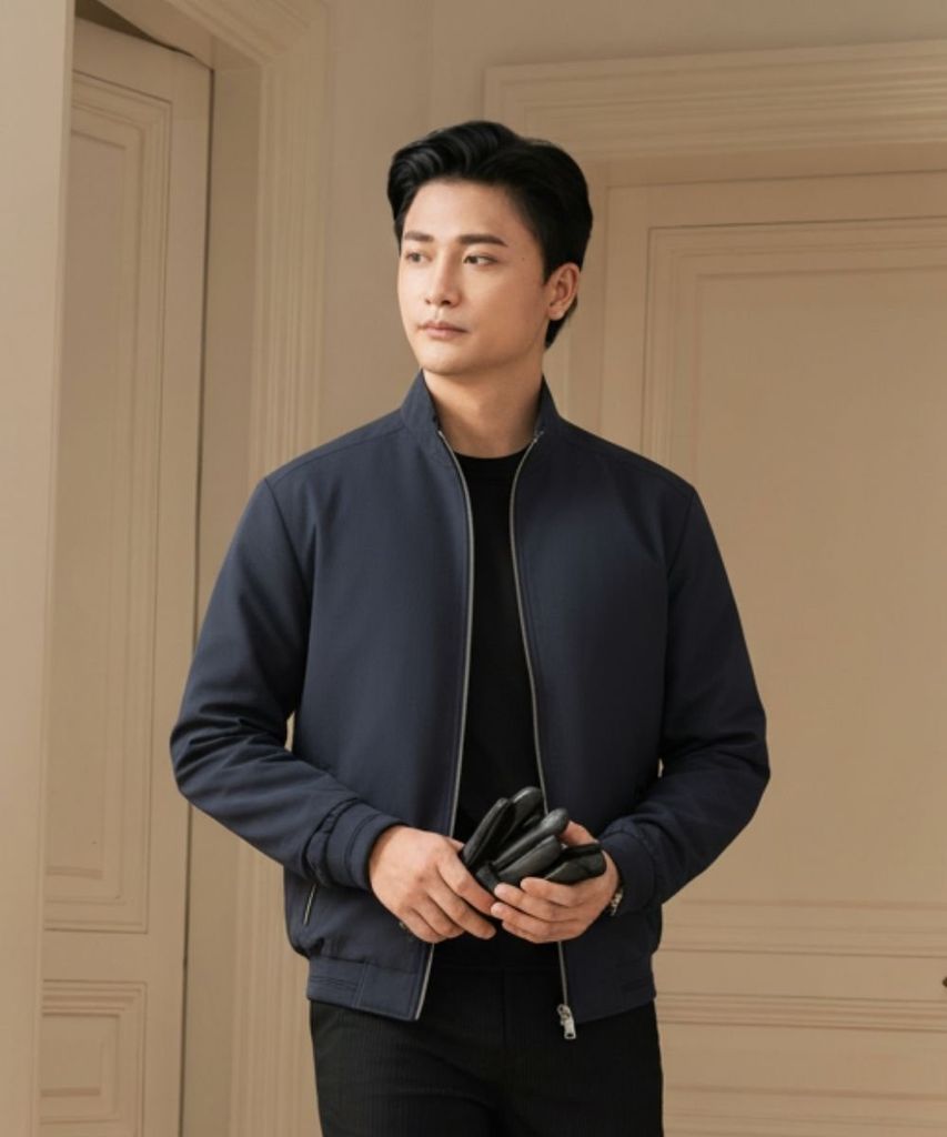  Áo Khoác Thiết Kế 2 Lớp Cao Cấp, Trượt Nước, Giữ Ấm, Chống Bụi Bẩn 9AG2T513 