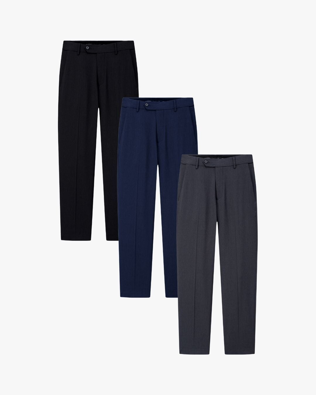  Quần Âu Cạp Chun Ẩn Cao Cấp, Chống Nhăn, Co Giãn, Chống Bám Bẩn 9QAUB505DEN/TTT/GHT 