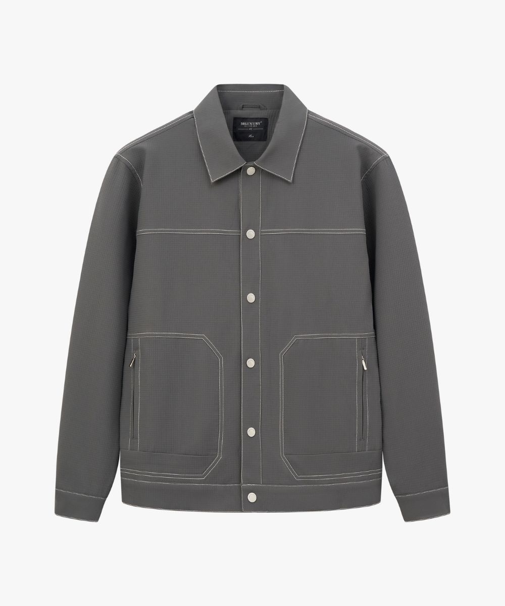  Áo Khoác Thiết Kế Cao Cấp, Trượt Nước, Giữ Ấm, Chống Bụi Bẩn 9AG2T505XAM 