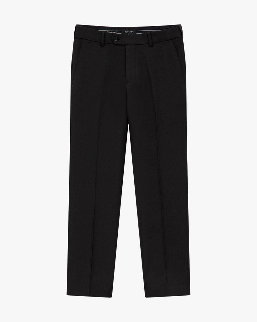  Quần Âu Đen Thiết Kế Cạp Chun Ẩn Cao Cấp 9QAUB535DEN 