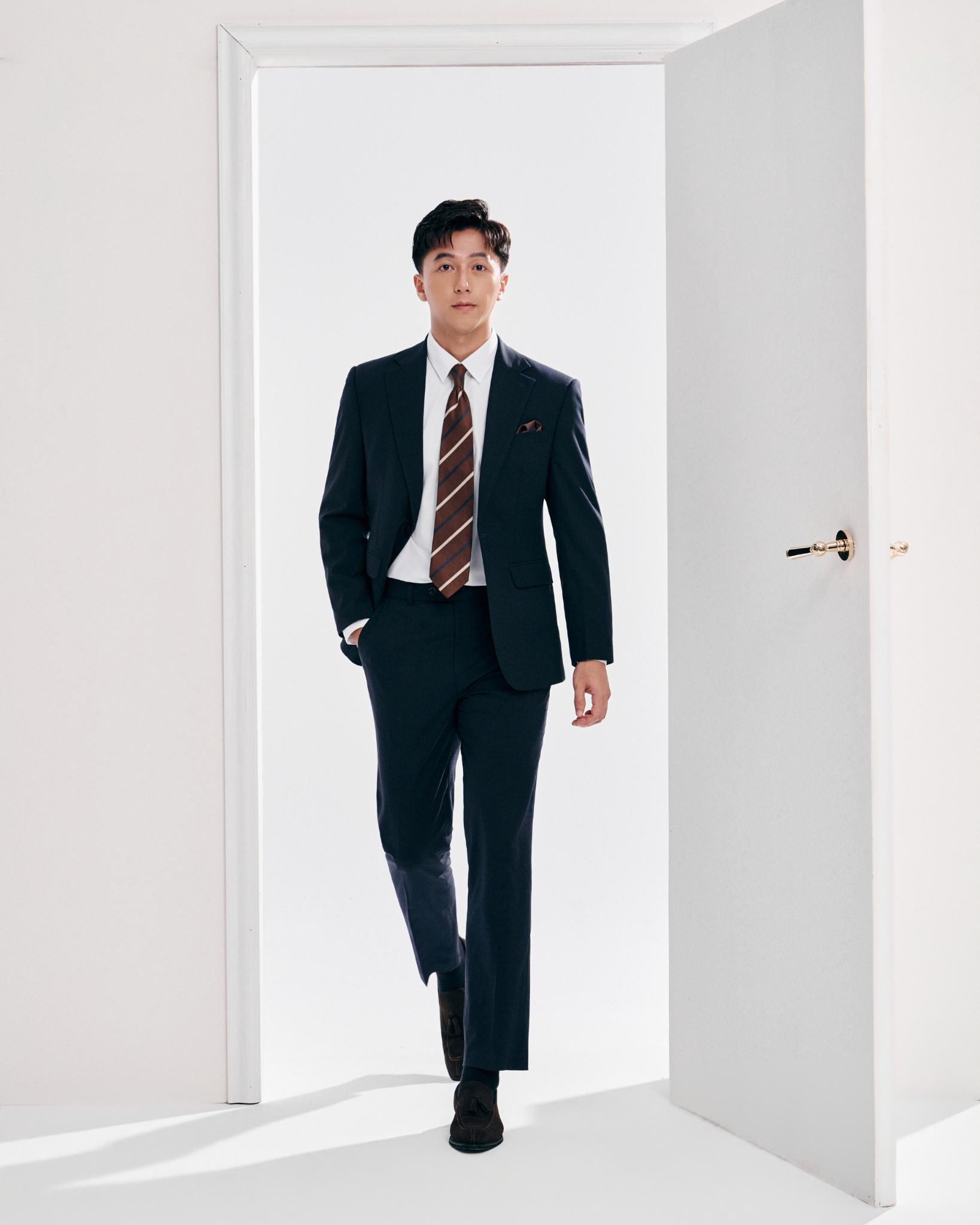  Áo Vest Tím Than Biluxury Cao Cấp 9AVBB001TTT Và Quần Âu 9QAVB001TTT 