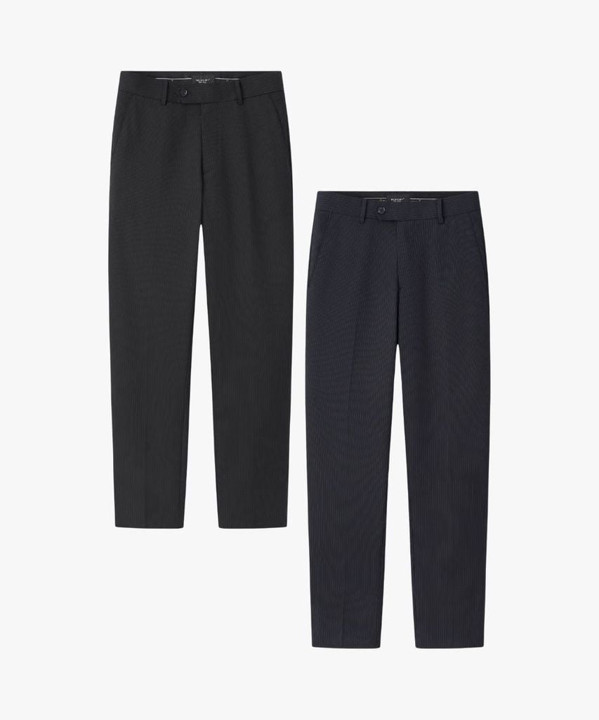  Quần Âu Tím Than/Đen Cao Cấp Chống Nhăn, Chống Bám Bẩn 9QAUS519TTT/DEN 