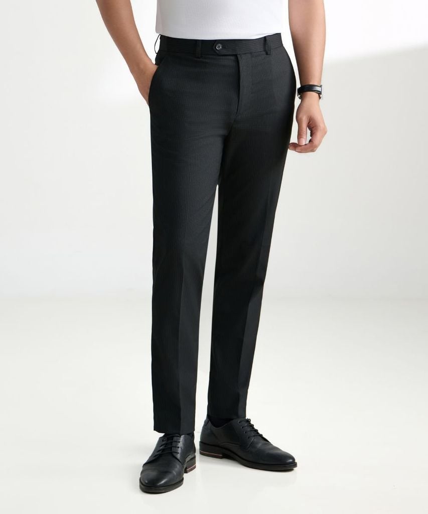  Quần Âu Tím Than/Đen Cao Cấp Chống Nhăn, Chống Bám Bẩn 9QAUS519TTT/DEN 