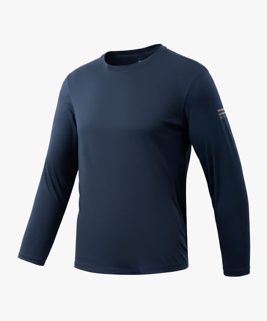  Áo Thun Giữ Nhiệt Tím Than Thiết Kế Basic Bền Màu, Co Dãn 7ATOT301TTT 