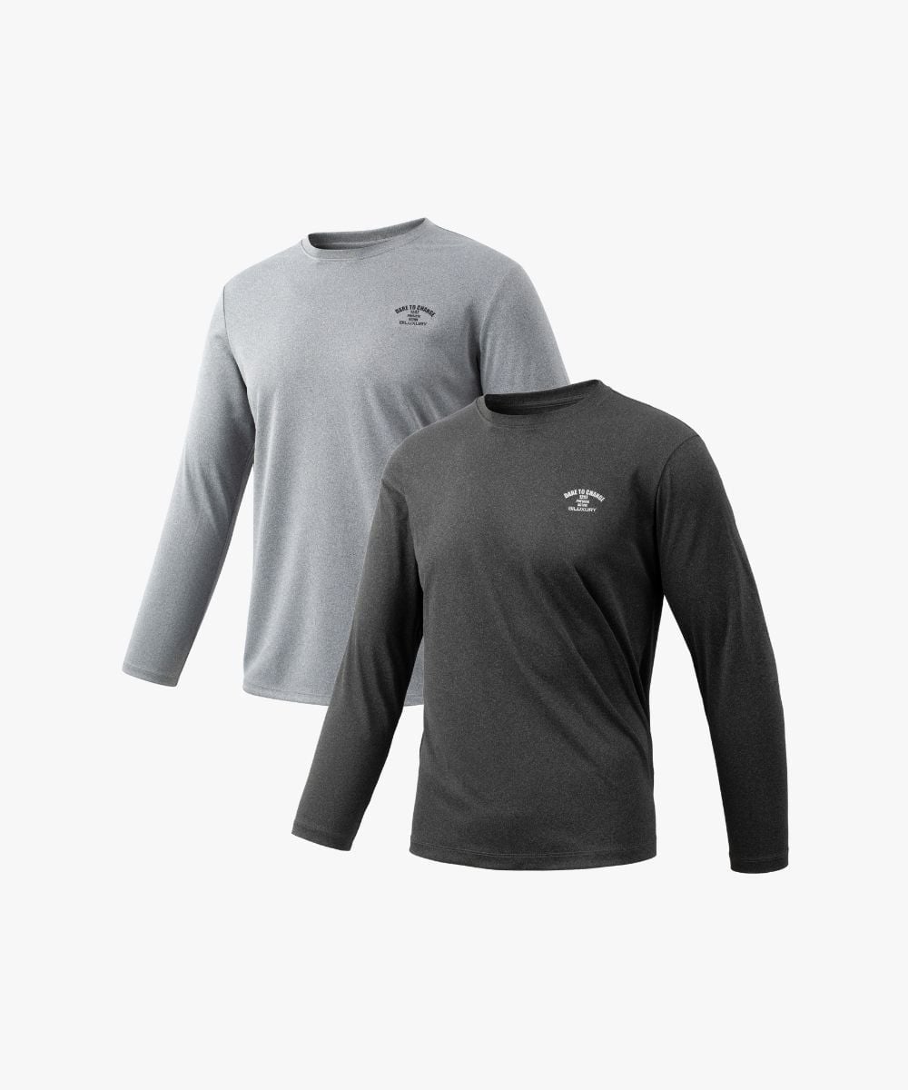  Combo 2 Áo Thun Giữ Nhiệt Bền Màu, Co Giãn 8ATOB401 (Màu ngẫu nhiên) 