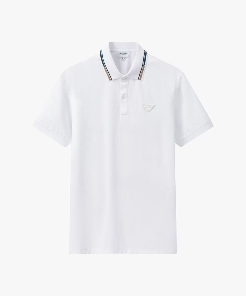  Áo Polo Trắng Cao Cấp, Chống Nhăn, Bền Màu 9APCB572TRK 