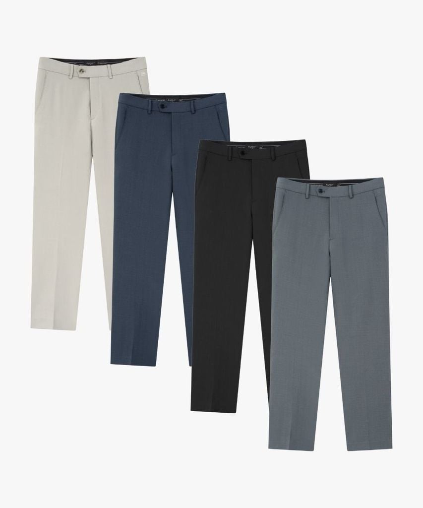  Quần Âu Cao Cấp, Chống Nhăn, Chống Bám Bẩn 9QAUB536 (Đen/Be/Ghi/Xanh) 