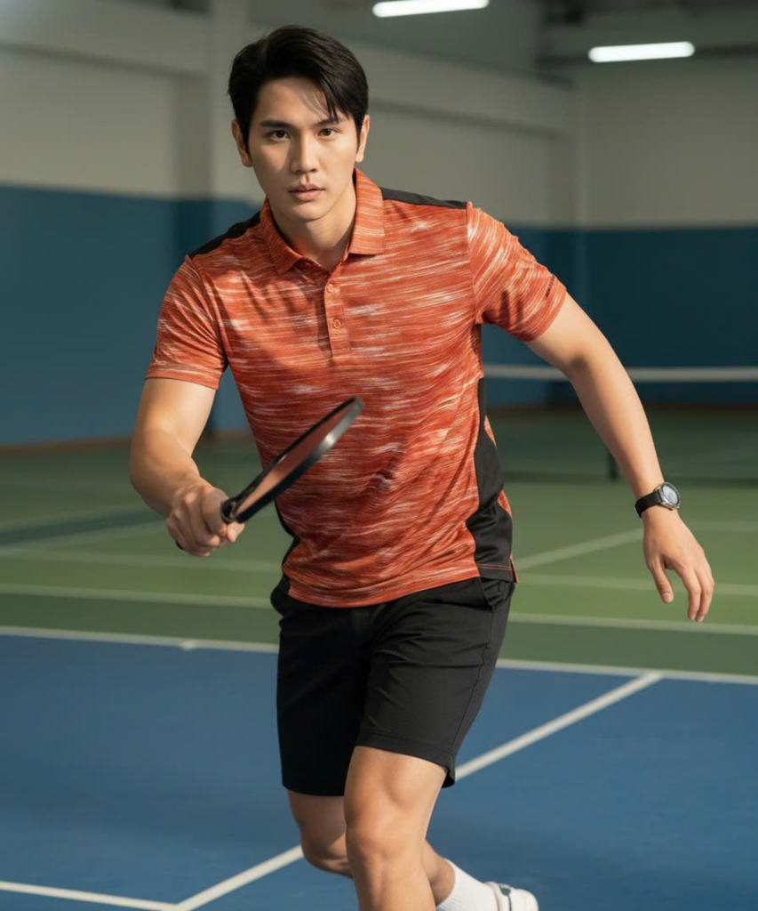  Áo Polo Cao Cấp Phối Hoạ Tiết, Thoáng Mát, Chống Nhăn, Chống Phai Màu 9APCT023 