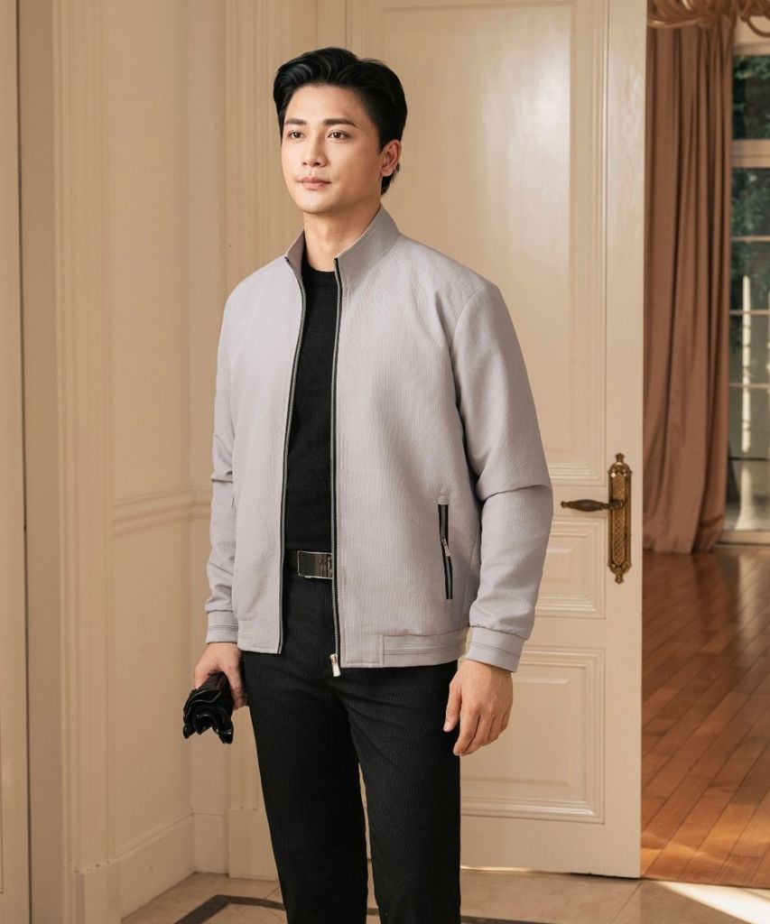  Áo Khoác Thiết Kế 2 Lớp Cao Cấp, Trượt Nước, Giữ Ấm, Chống Bụi Bẩn 9AG2T513GHS 