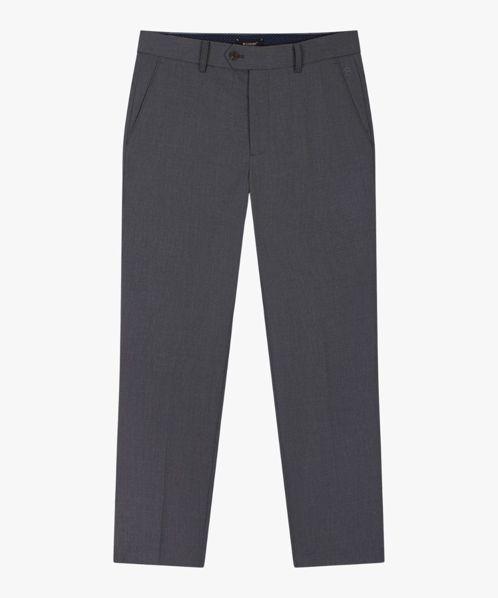  Quần Tây Ghi Tối Chống Nhăn, Co Giãn, Bền Màu 6QAUB004GHT 