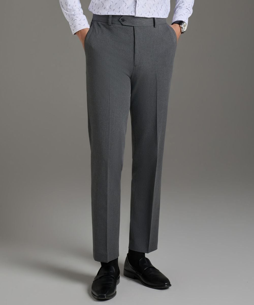  Quần Tây Ghi Tối Chống Nhăn, Co Giãn, Bền Màu 6QAUB004GHT 