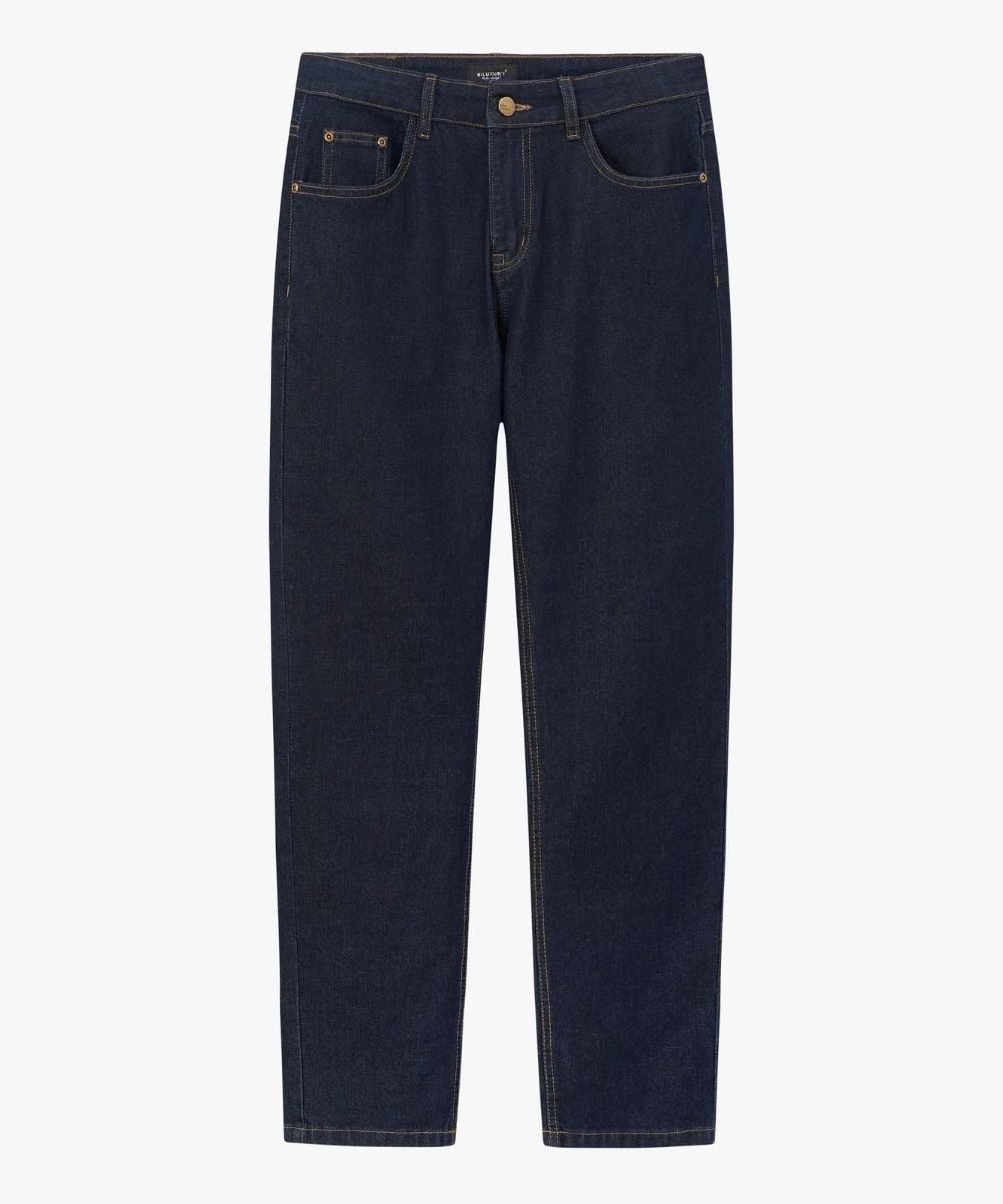  Quần Jeans Tím Than Tối Cao Cấp Chống Xù, Chống Nhăn, Co Giãn 9QBDB024TTT 