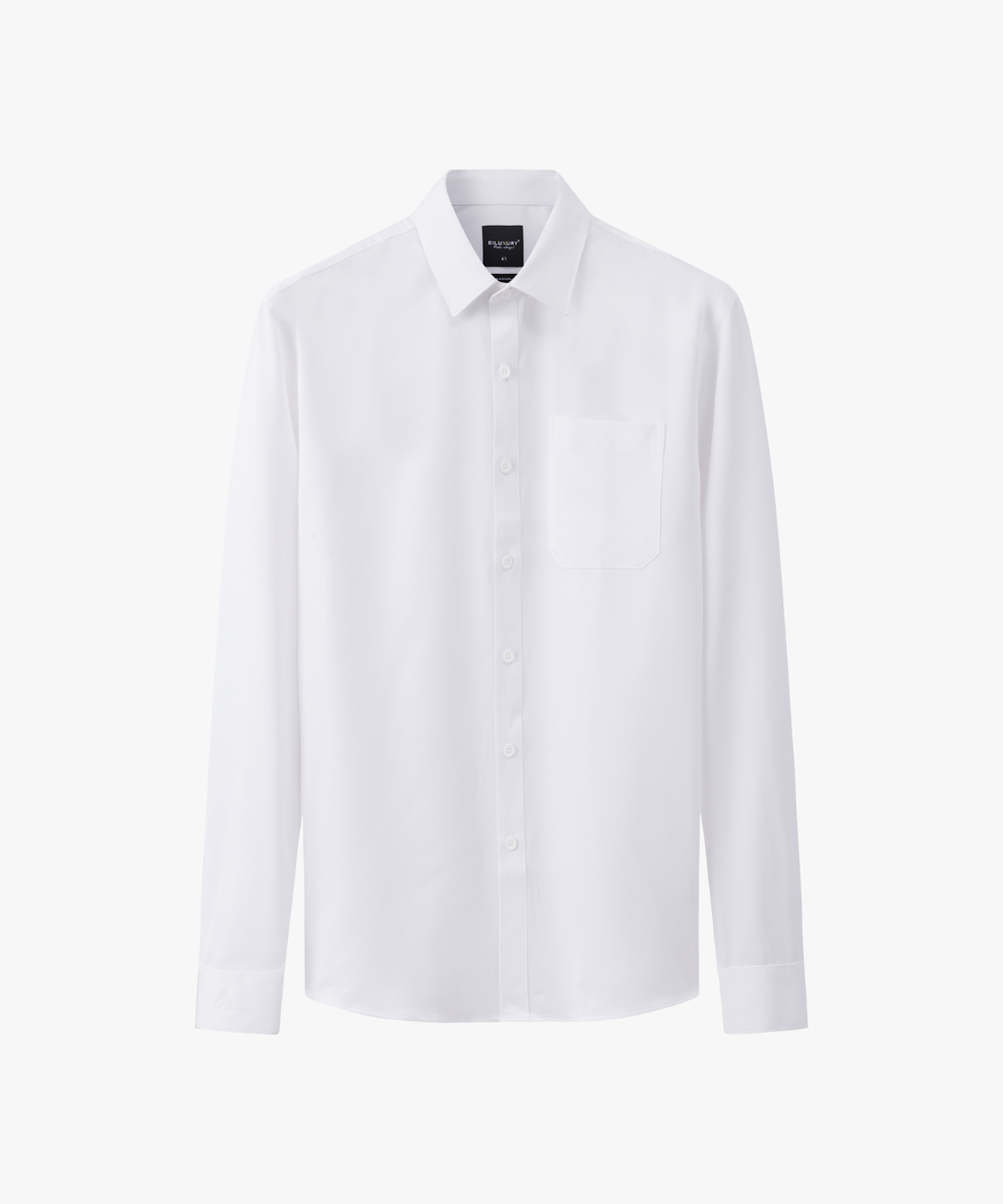  Áo Sơ Mi Trắng Cao Cấp Có Túi, Chống Nhăn, Kháng Khuẩn 8SMDB463TRK 