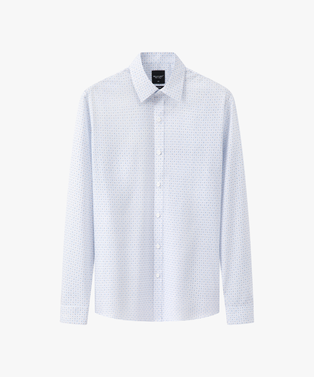  Áo Sơ Mi Trắng Hoạ Tiết Cao Cấp, Chống Nhăn, Kháng Khuẩn 8SMDH434TRK 