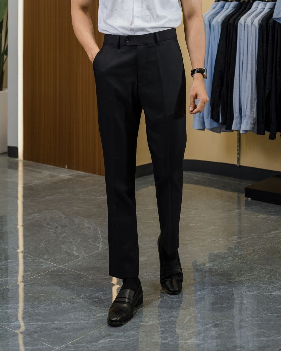  Quần Âu Đen/Tím Than/Ghi Tối Thiết Kế Cao Cấp 9QAVB540 