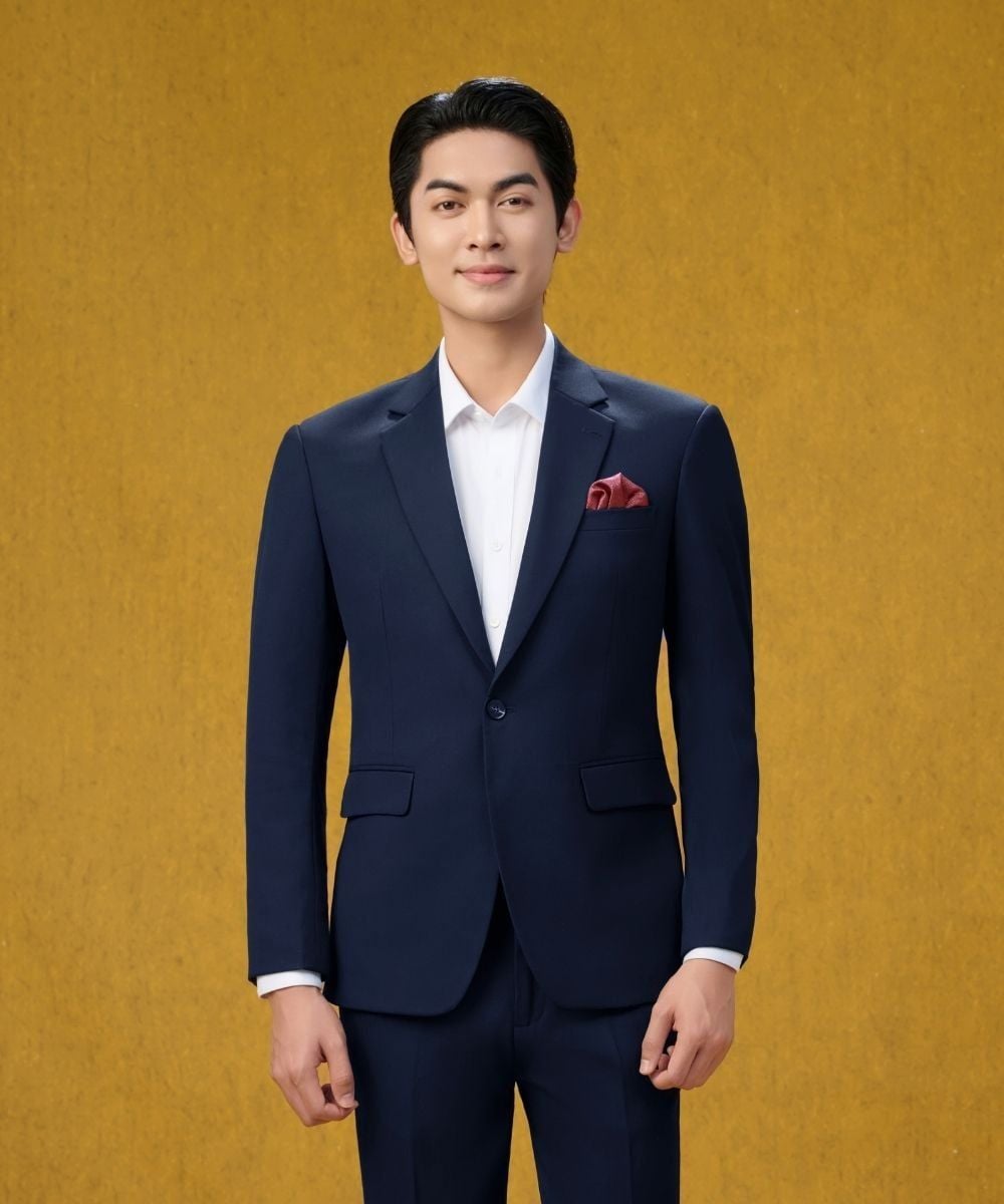  Áo Vest Tím Than Biluxury 9AVBB005TTT Và Quần Vest 9QAVB005TTT 