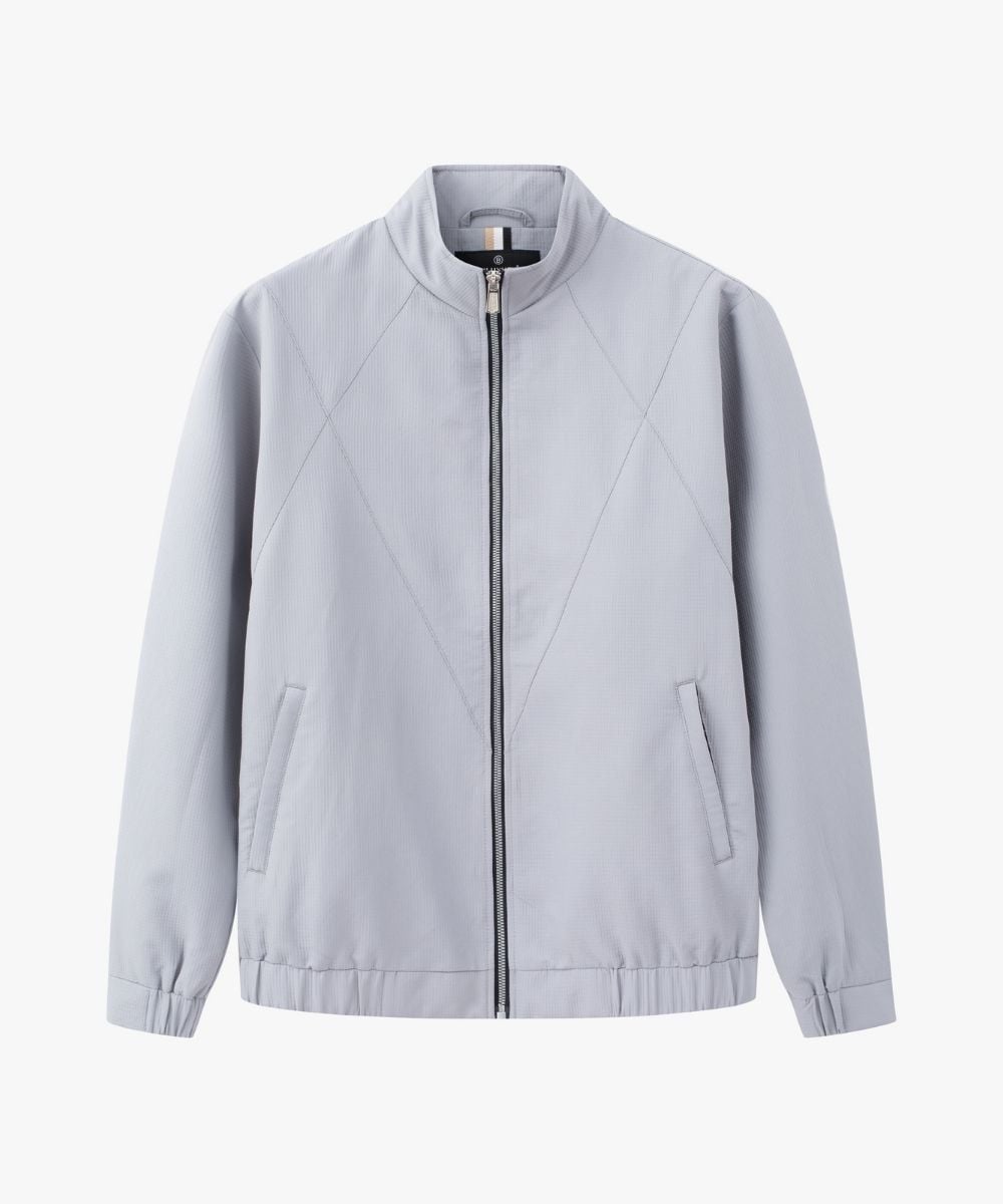  Áo Khoác Gió Ghi Sáng Thiết Kế 2 Lớp Kháng Nước Tốt 8AG2T040GHS 