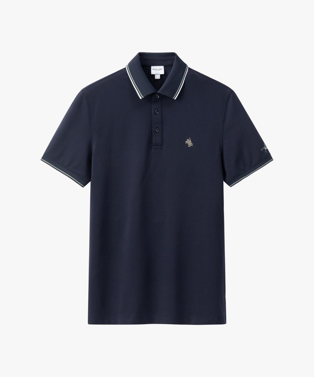  Áo Polo Xanh Tím Than, Kháng Khuẩn, Chống Nhăn, Bền Màu 9APCB560TTT 