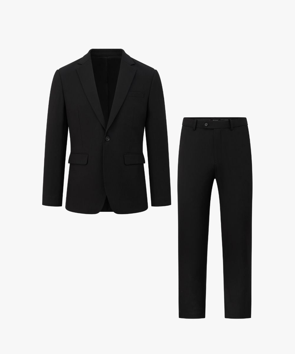  Áo Vest Đen Biluxury 9AVBB005DEN Và Quần Vest 9QAVB005DEN 