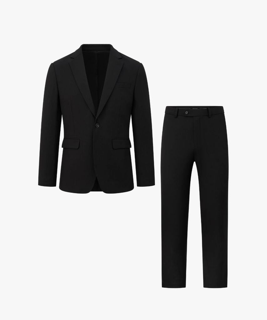  Áo Vest Đen Biluxury 9AVBB005DEN Và Quần Vest 9QAVB005DEN 