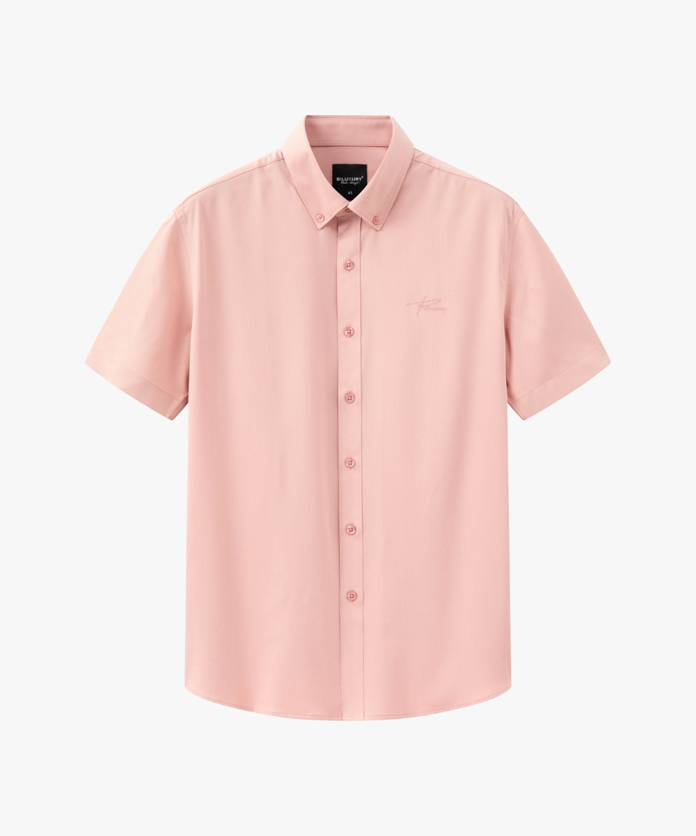  Áo Sơ Mi Hồng Cộc Tay, Kháng Khuẩn, Bền Màu 8SMCB400HOG 