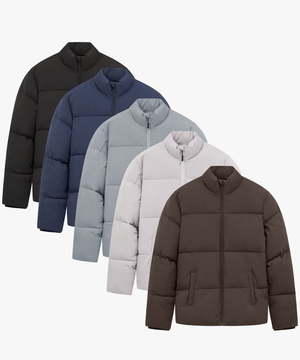  Áo Khoác Phao Biluxury Thiết Kế Chần Bông Ngang 9AKPT525 