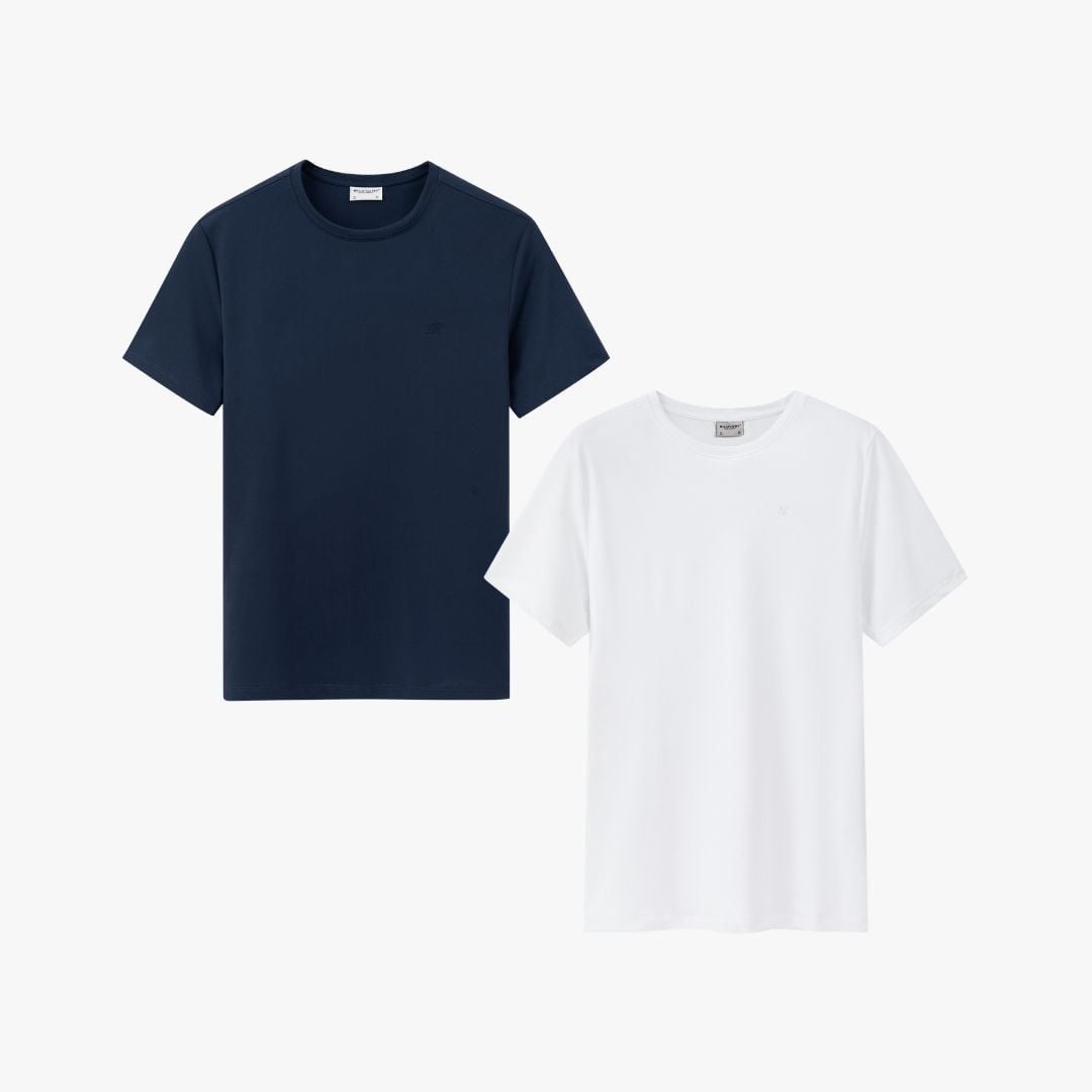  Combo 2 Áo Phông, Tshirt Thiết Kế Basic, Thoáng Mát, Co Giãn 1APKB621 
