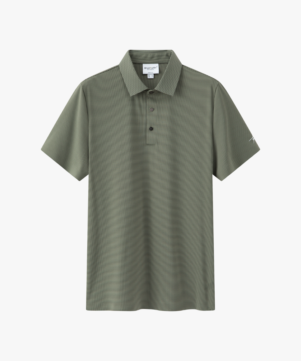  Áo Polo Xanh Bộ Đội Công Nghệ Ép Dán Không Đường May 8APCH461XBD 